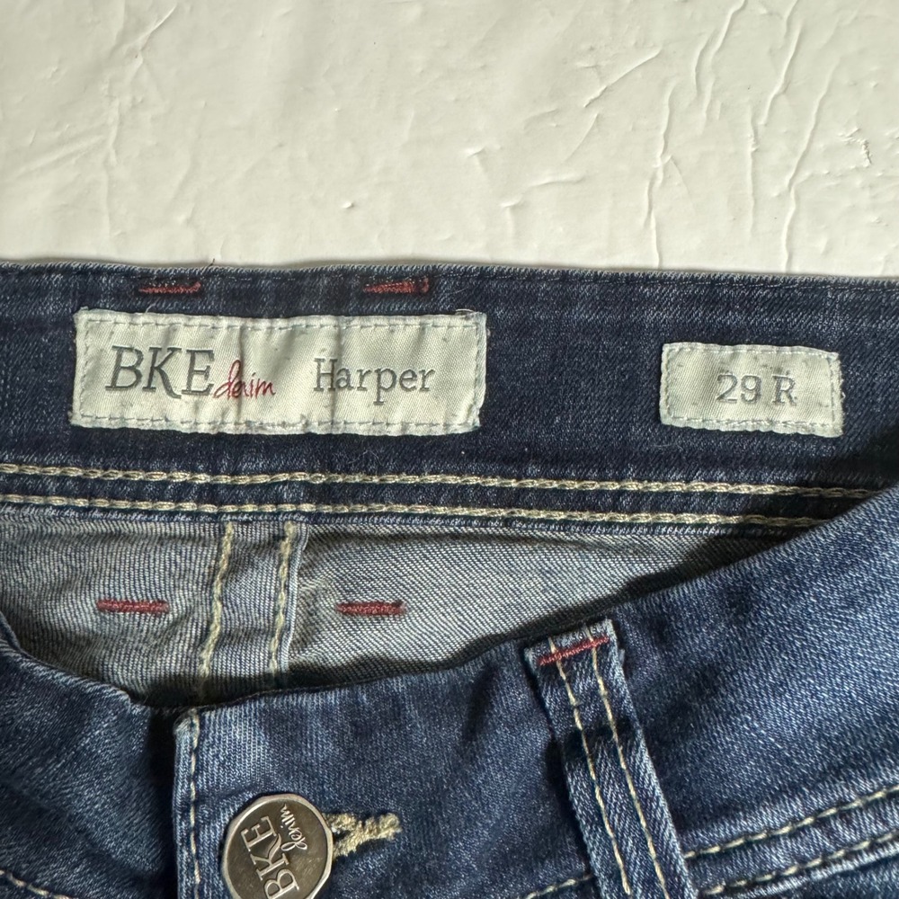 BKE Harper Straight Leg Jeans Dark Wash Denim Size 29 R 29x31.5